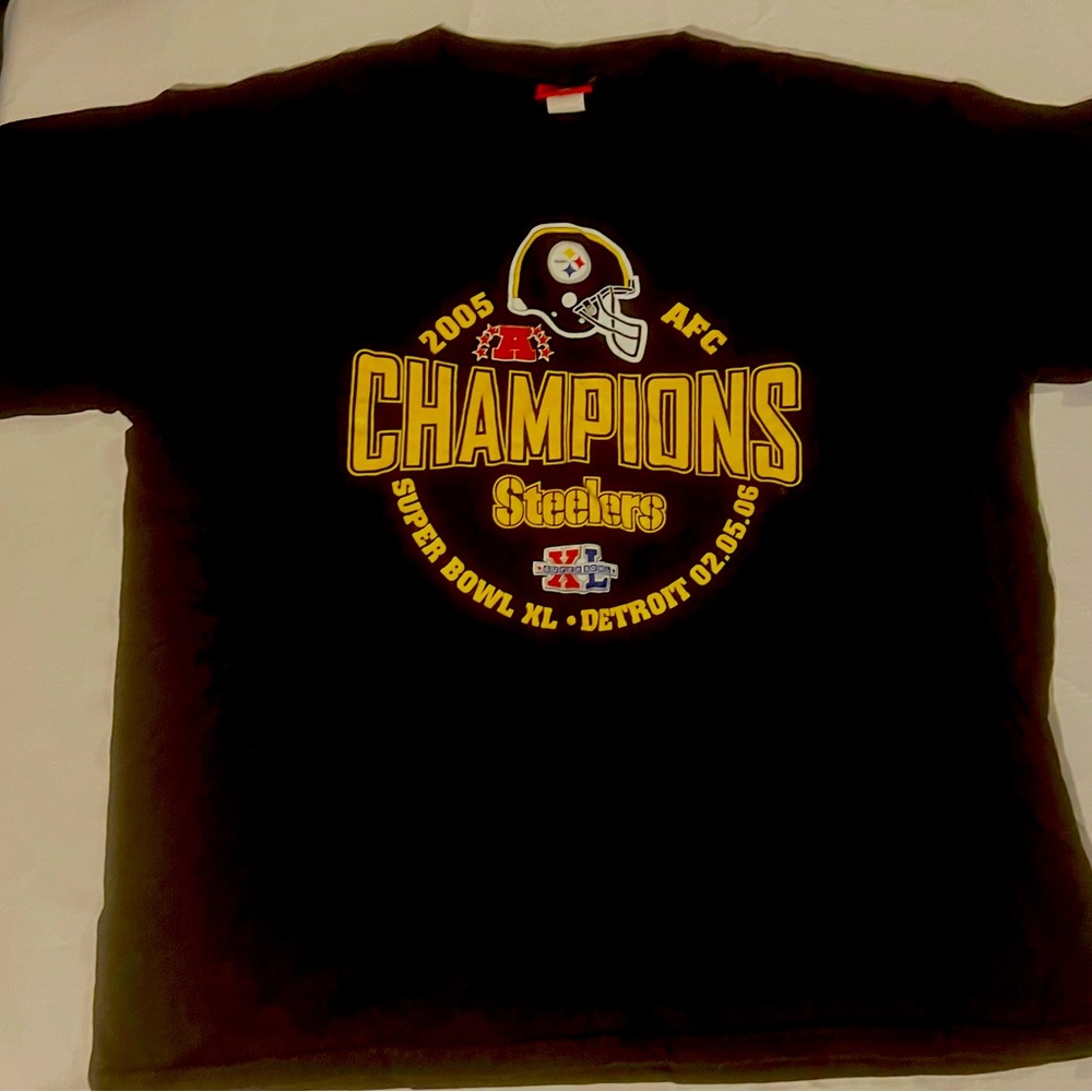 Vtg Pittsburgh Steelers 2005 Super Bowl Champions Sweatshirt 2x AFC Detroit